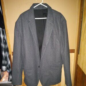 NEW w/ Tag OLD NAVY Soft-Brushed single breasted coat Mens grey XXL TALL